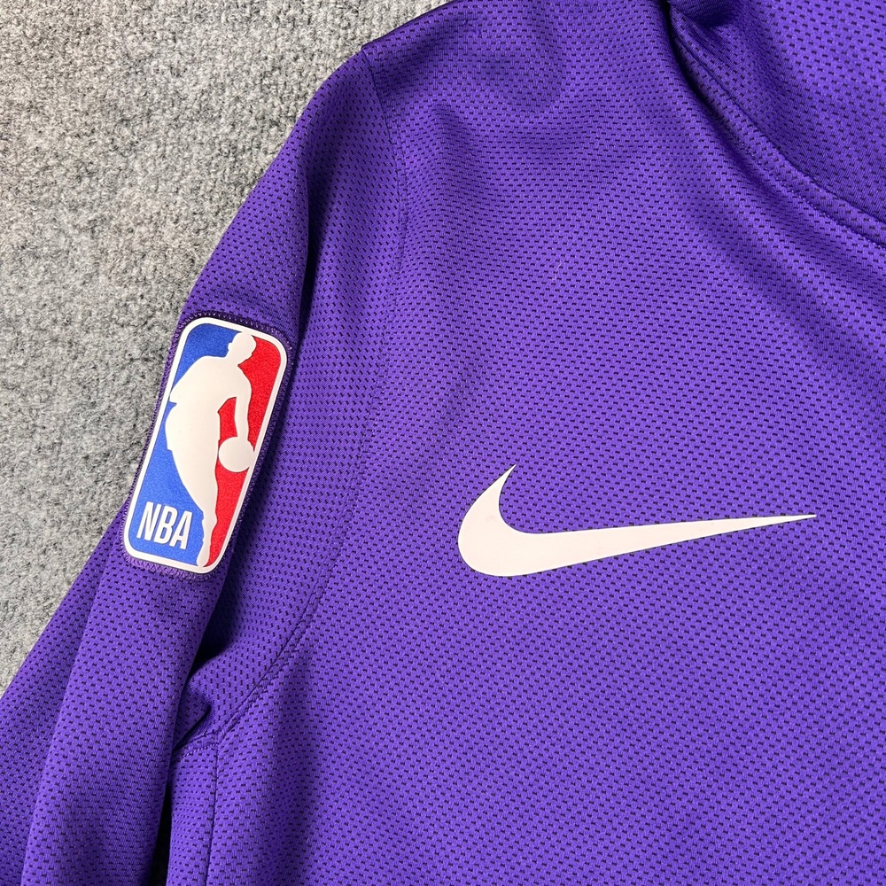 Nike Los Angeles Lakers Hoodie Mens L Purple Therma Flex NBA Showtime On Court - Picture 4 of 11